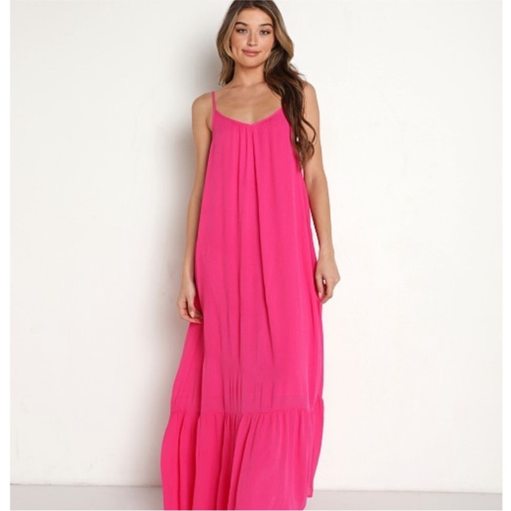 Z Supply Pink Maxi Dress